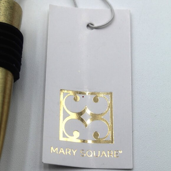 Metal Art Golden Nutcracker Soldier Wine Bottle Stopper Mary Square Item #46954 - Picture 3 of 6